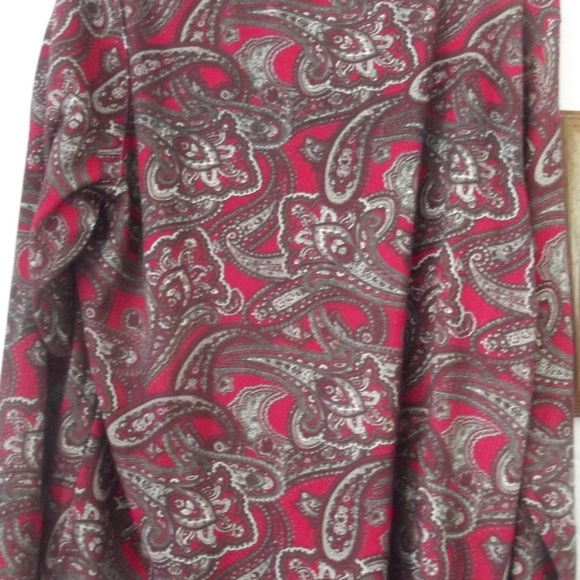 Karen Scott Women's Long Sleeve Tee Paisley - Picture 4 of 4